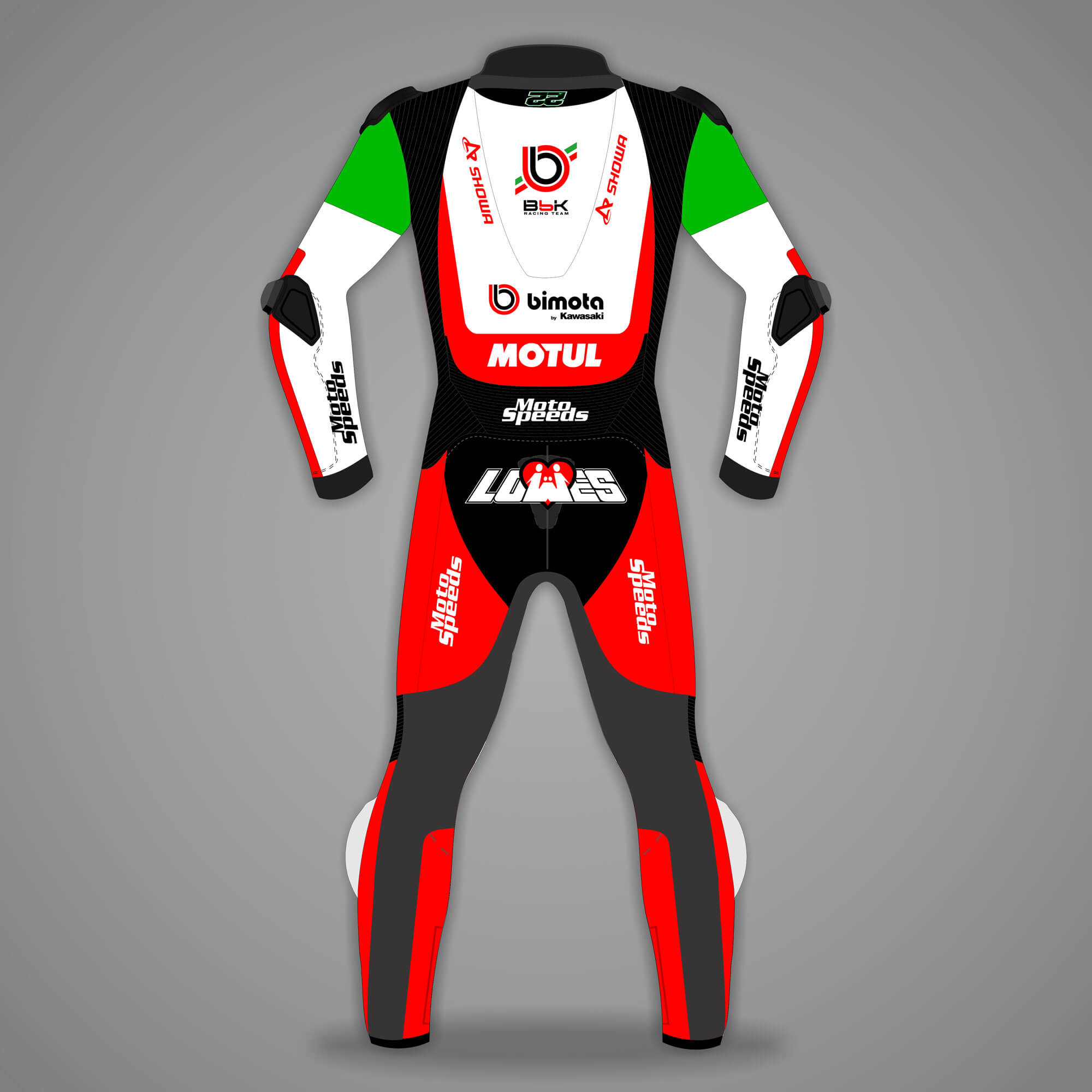 Alex Lowes Motorcycle Racing Suit Kawasaki SBK 2026
