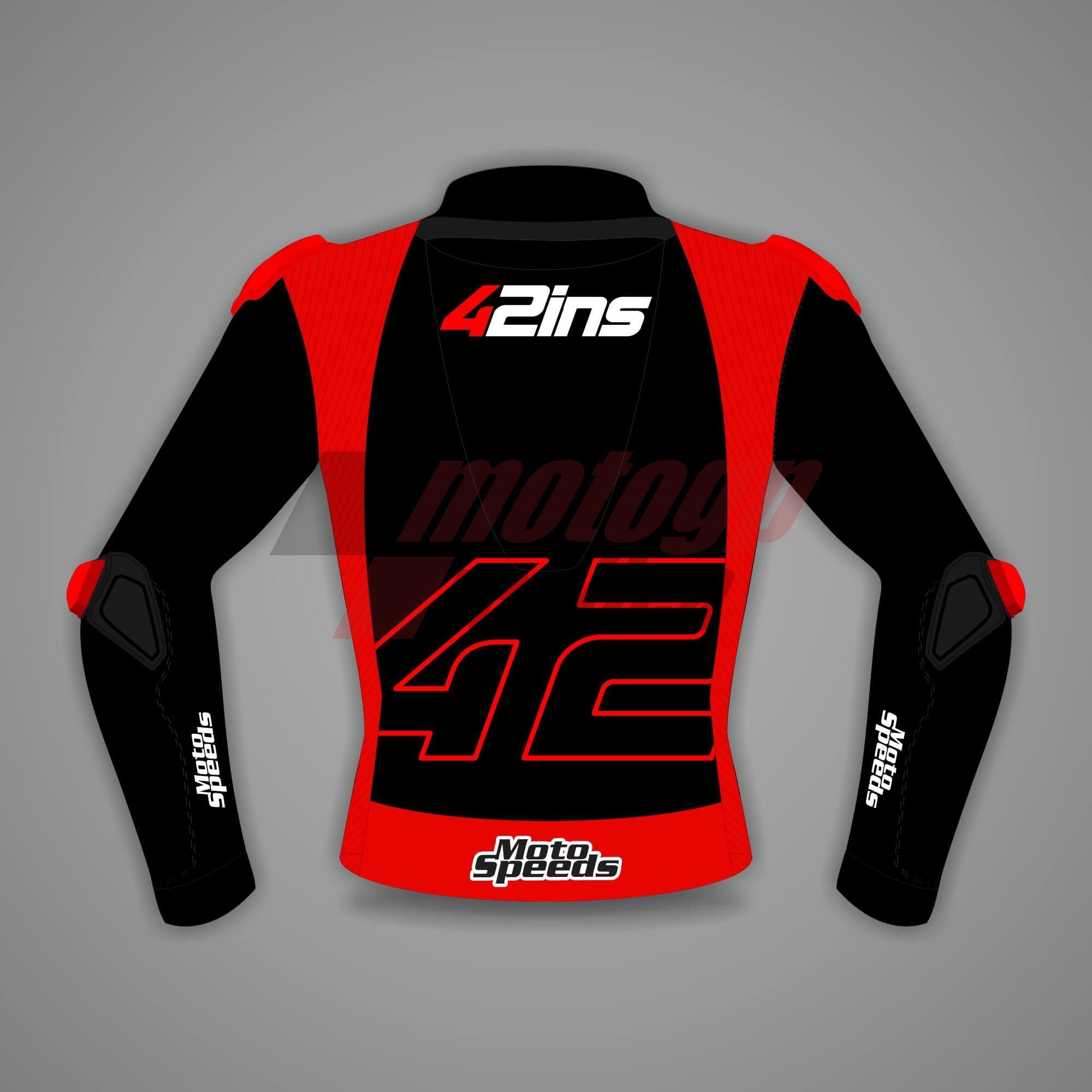 Black And Red Motorcycle Jacket