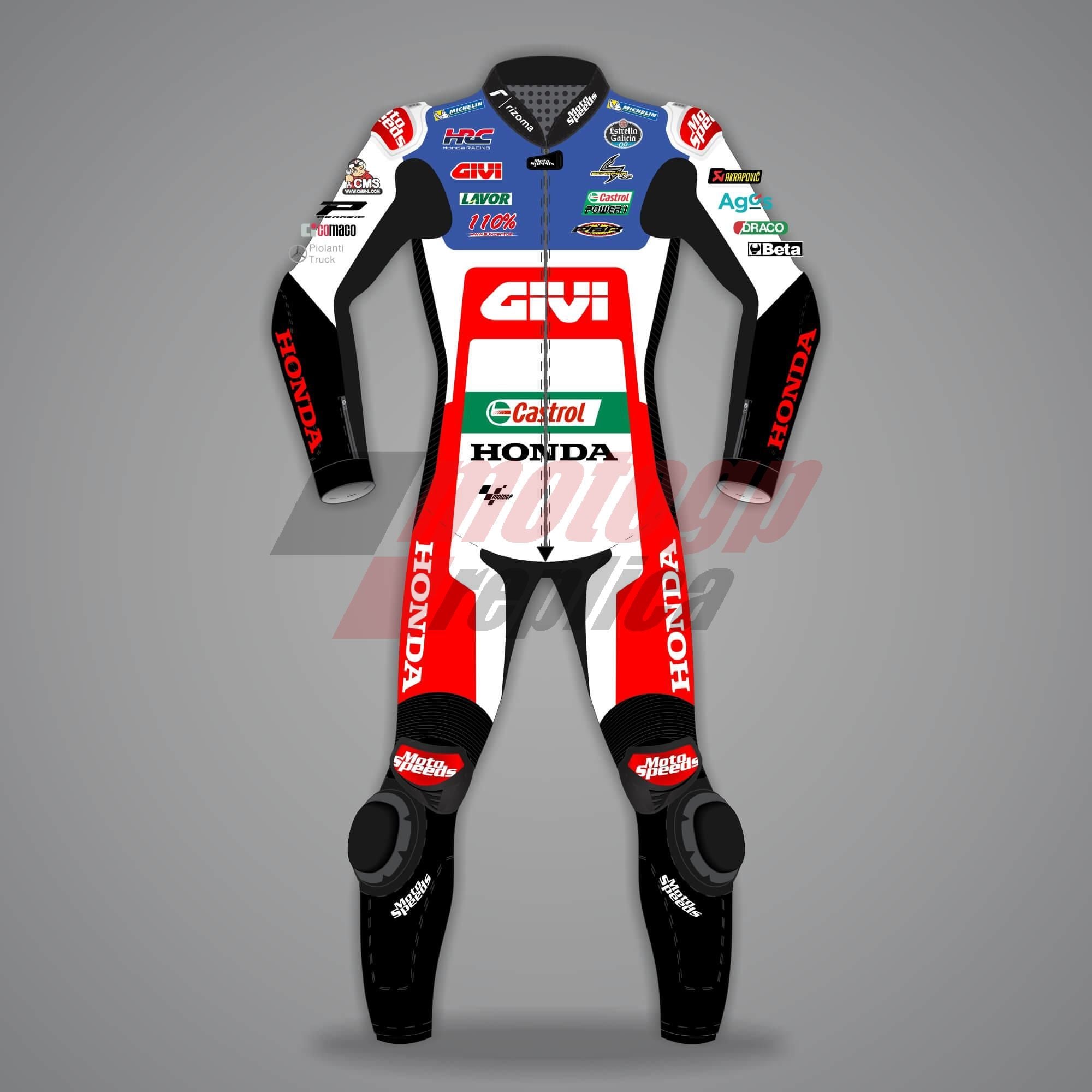 Alex Rins Castrol Honda MotoGP Suit for Sale 2023