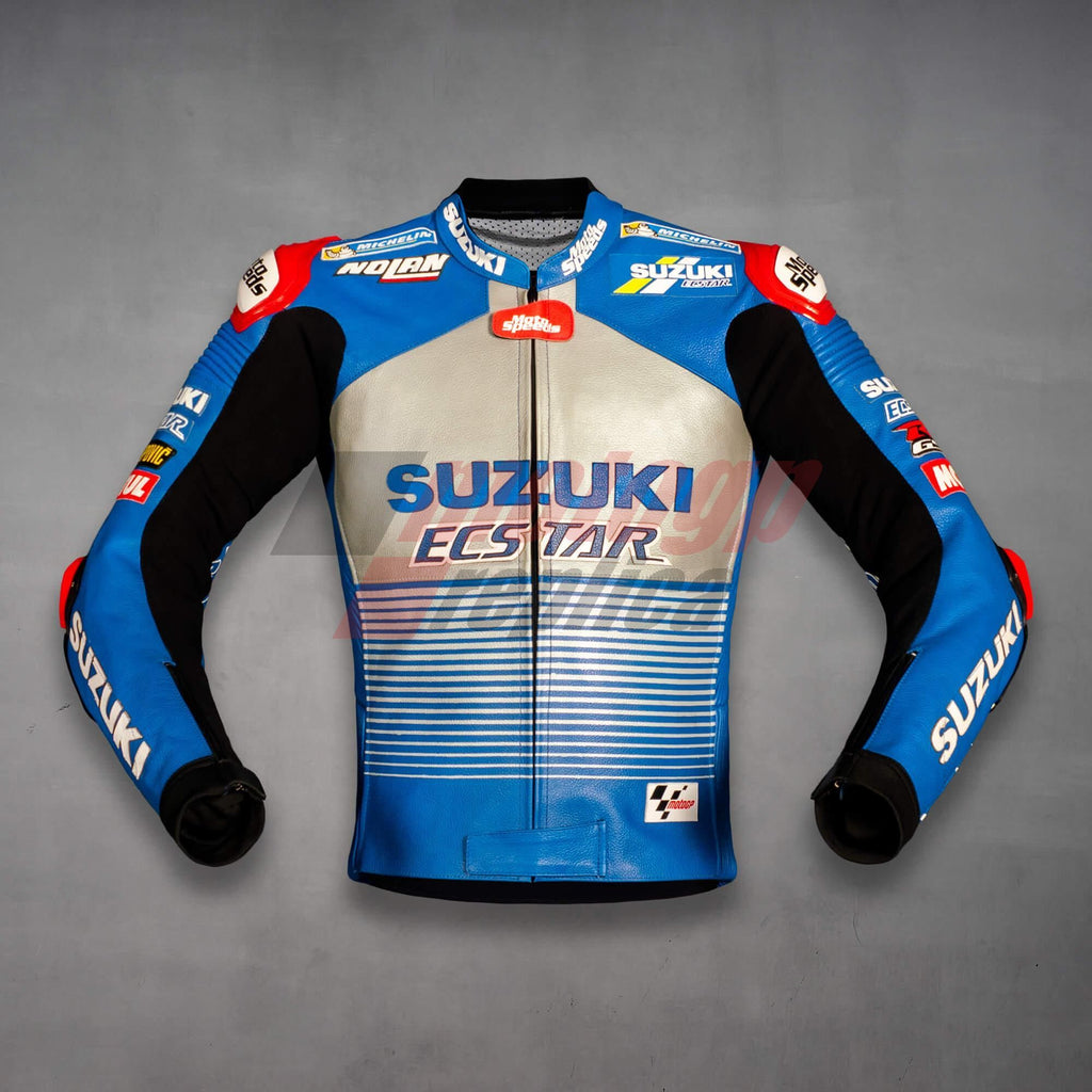 Alex Rins Suzuki Leather Racing Jacket MotoGP 2020