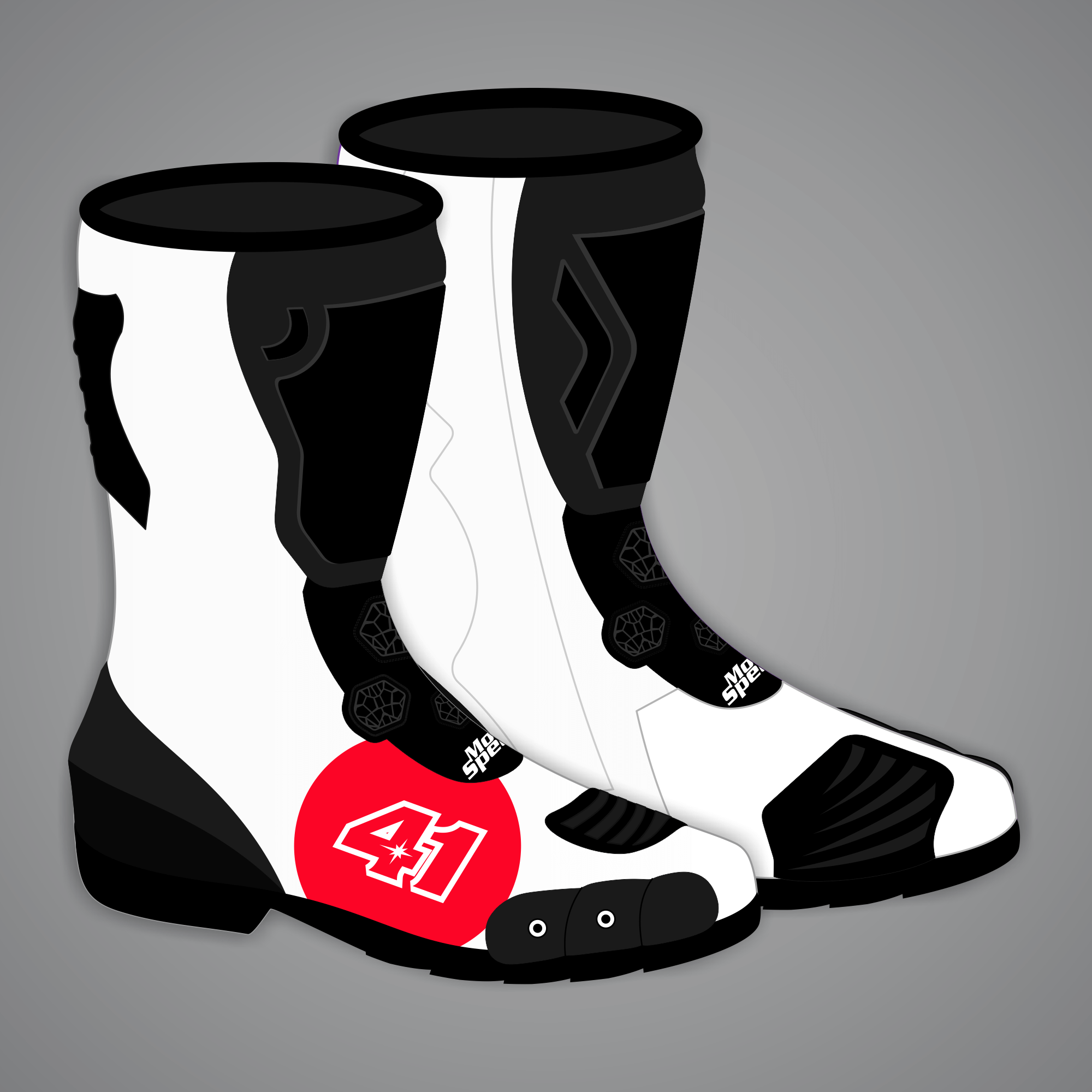 Aleix Espargaro All White Motorcycle Boots Winter Test 2024