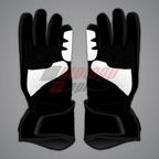 All White Motorcycle Gloves