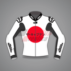 Aleix Espargaro All White Motorcycle Jacket Winter Test 2024