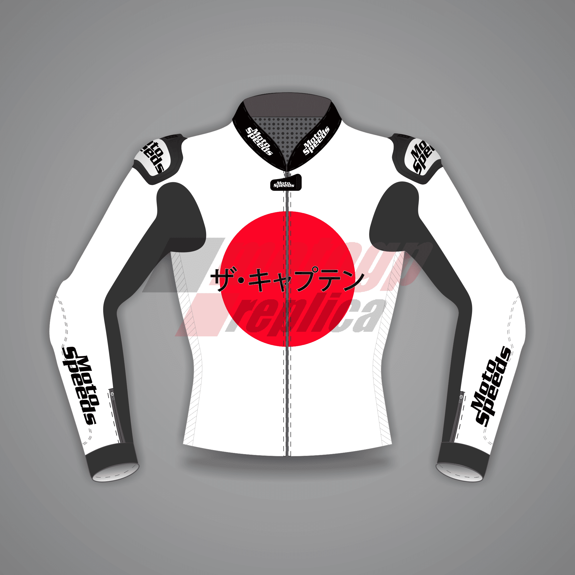 Aleix Espargaro All White Motorcycle Jacket Winter Test 2024