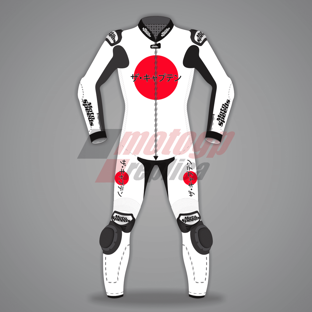 Aleix Espargaro All White Motorcycle Suit Winter Test 2024