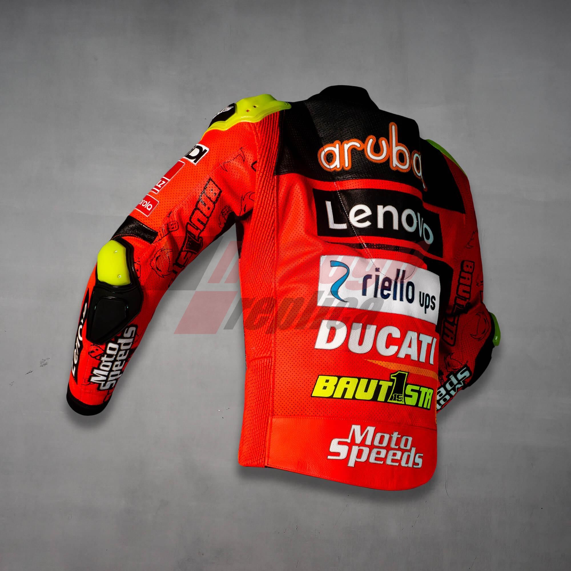 Ducati Red Leather Jacket WSBK 2023
