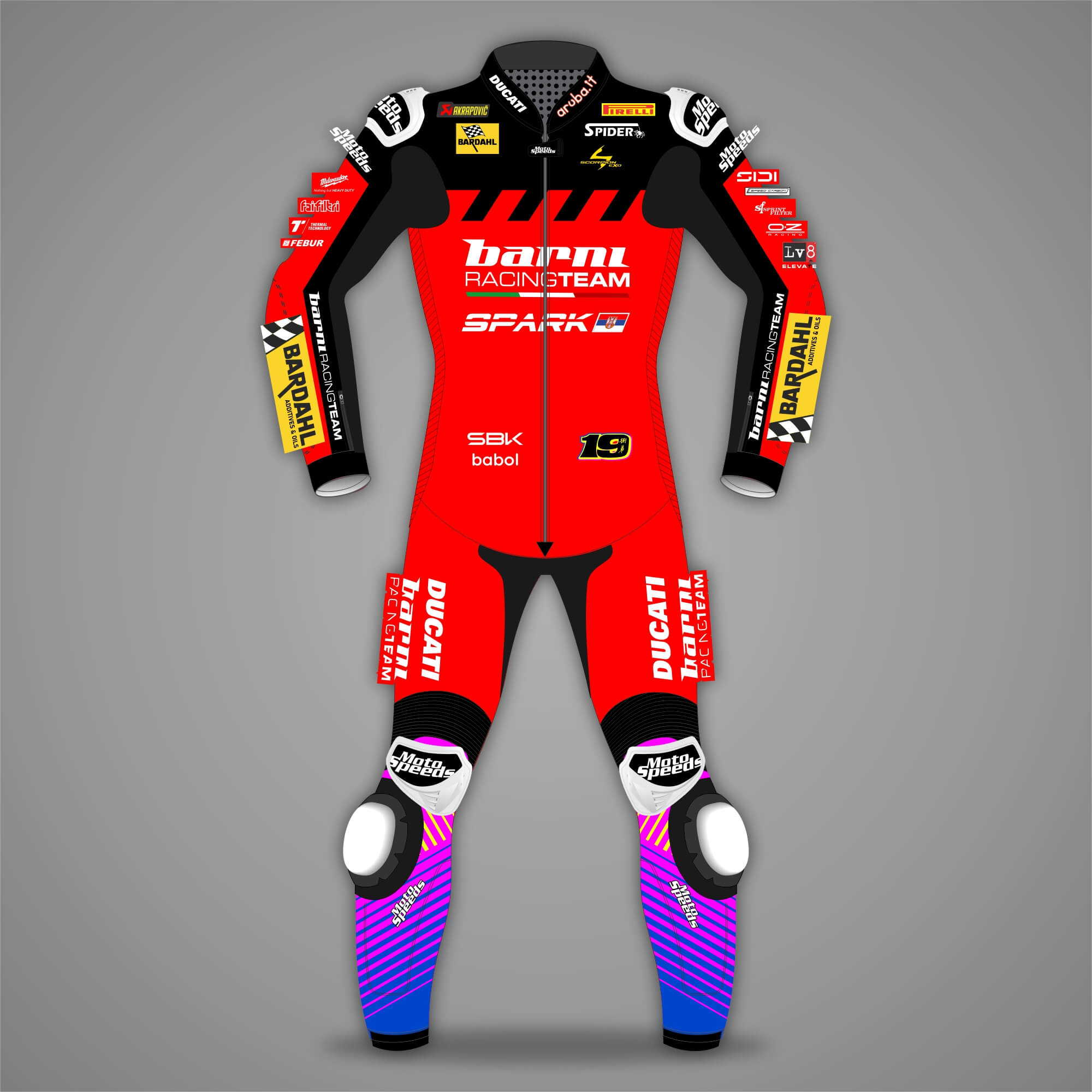 Alvaro Bautista Suit Ducati Barni Spark Racing Team 2026