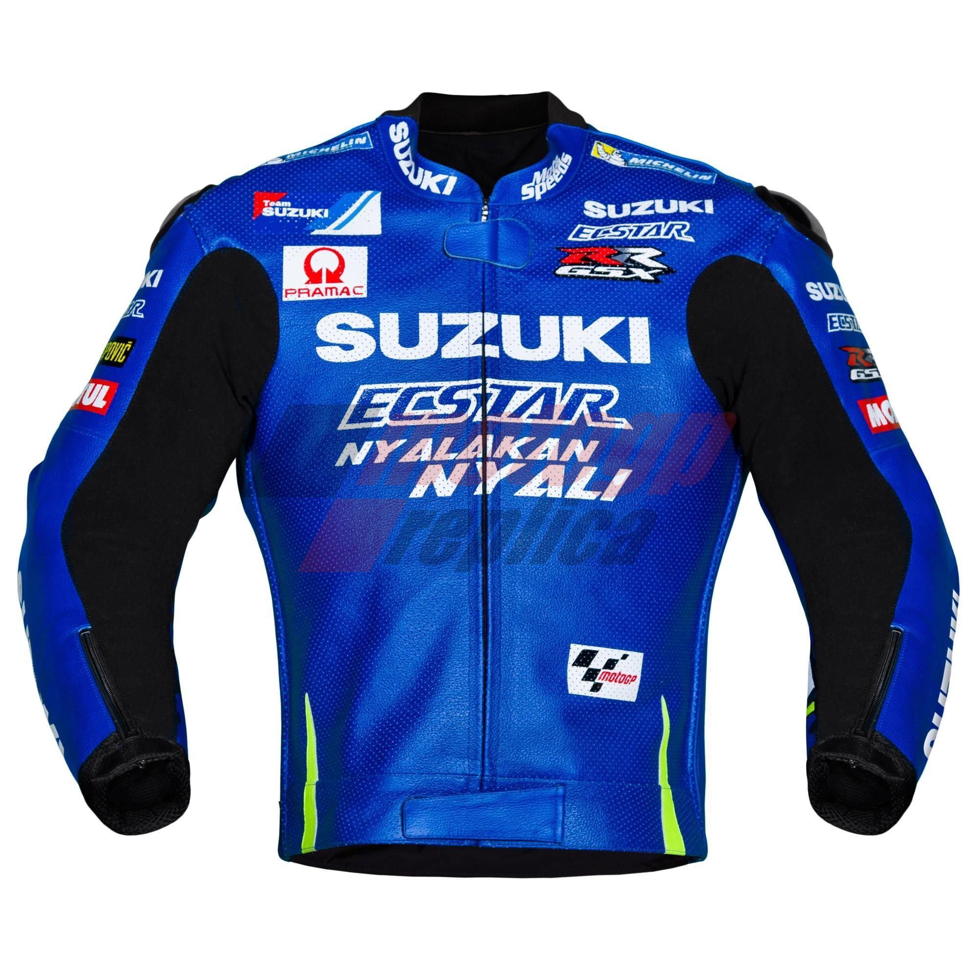 Andrea Iannone Suzuki MotoGP 2017 Leather Jacket