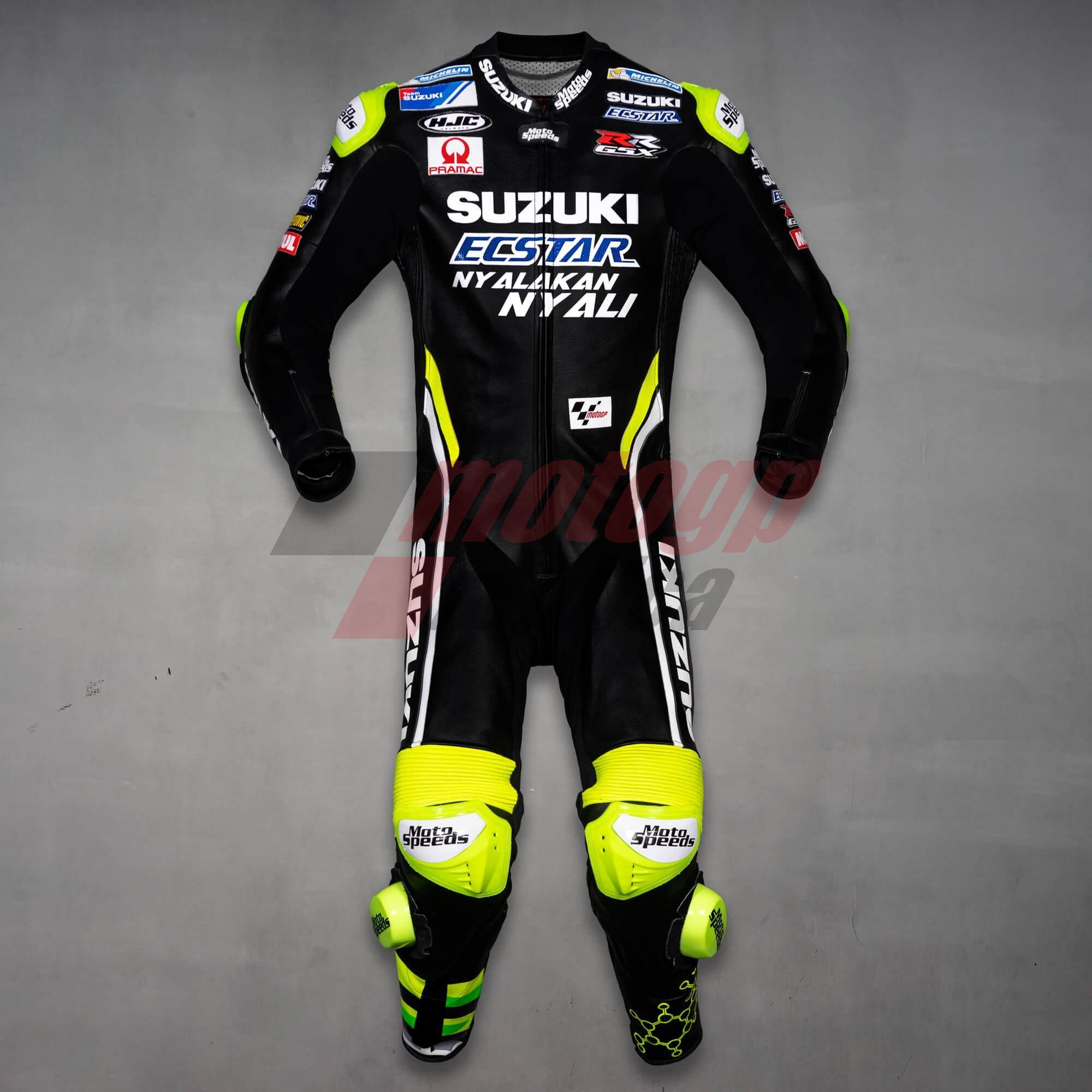 Andrea Iannone Suzuki MotoGP 2018 Leather Suit Black