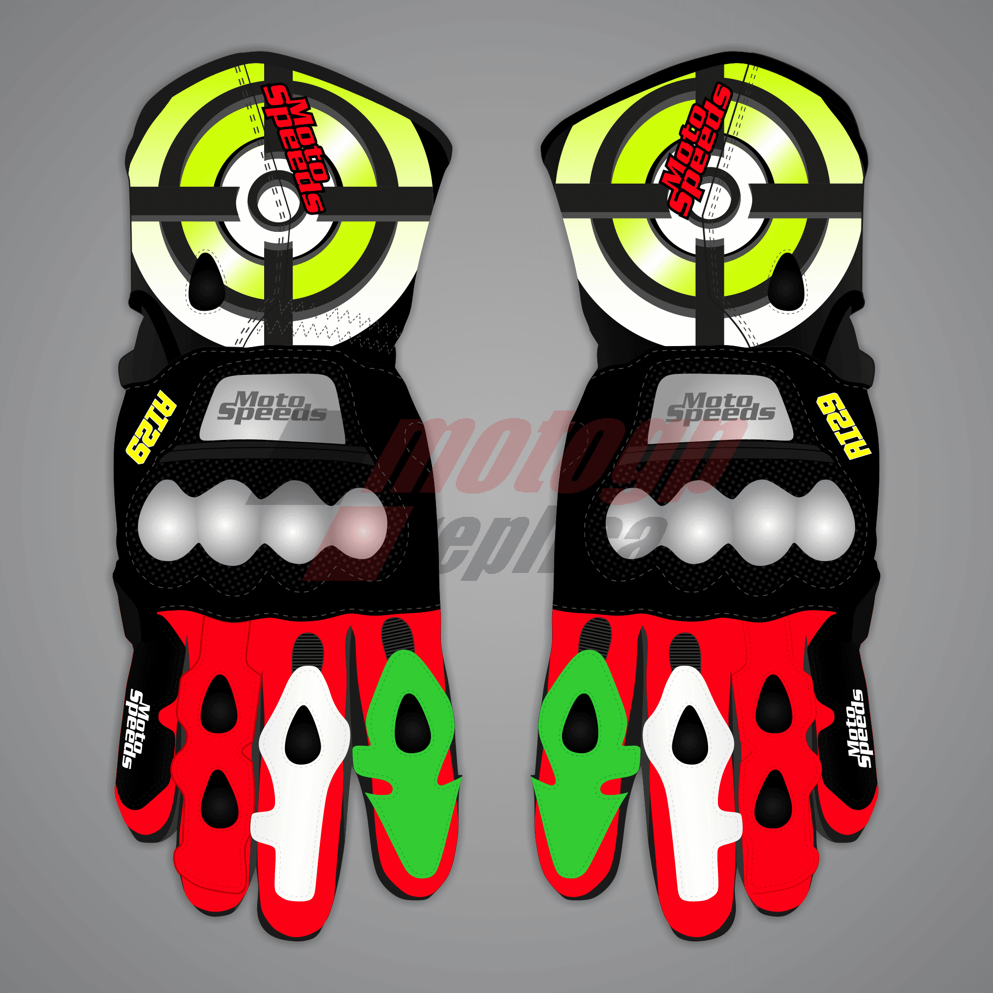 Andrea Iannone Best Motorcycle Gloves 2024-2025 SBK