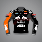 Maverick Vinales Black Moto Jacket Winter Test 2024