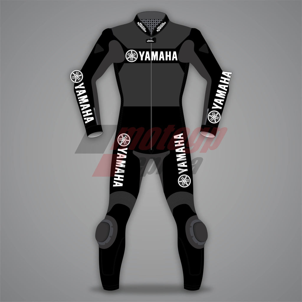 Yamaha Black Motorcycle Leathers