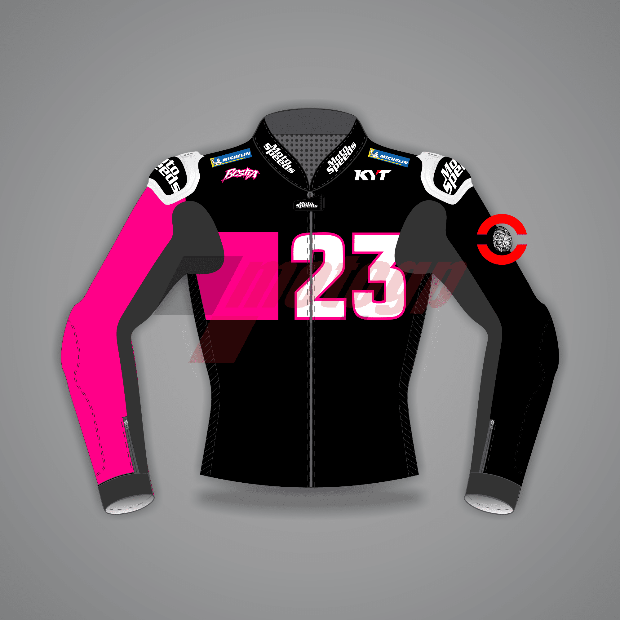 Enea Bastianini Black Race Jacket Winter Test 2024