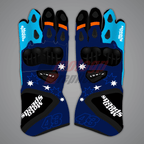 Jack Miller Blue Biker Gloves MotoGP 2023