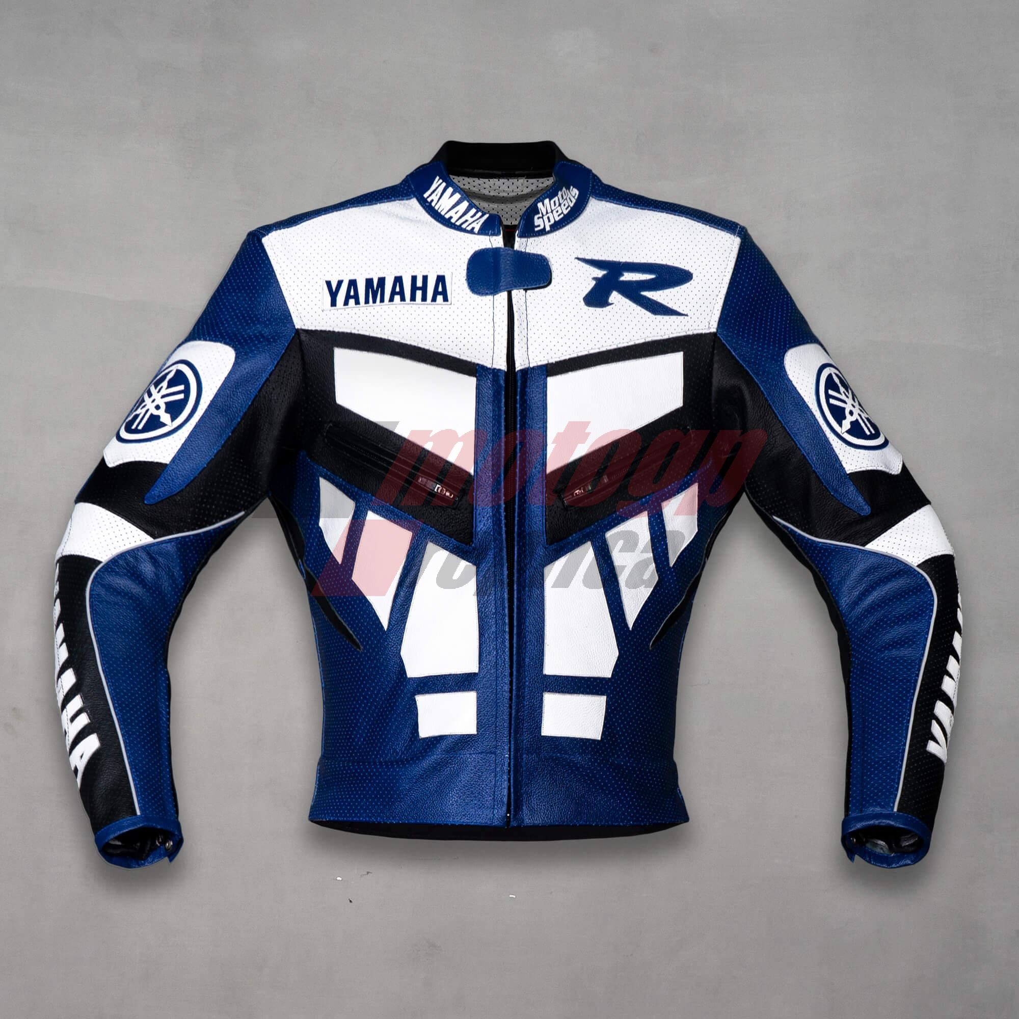 Blue Motorcycle Yamaha R Jacket