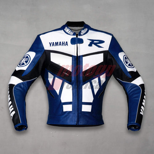 Blue Motorcycle Yamaha R Jacket