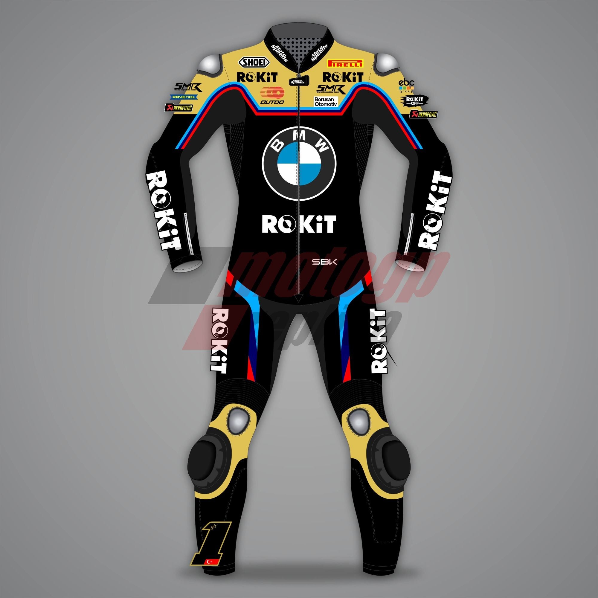 BMW Motorcycle Riding Suit Toprak Razgatlioglu 2025 Jerez Test