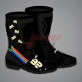 Brad Binder Moto Leather Shoes MotoGP 2024