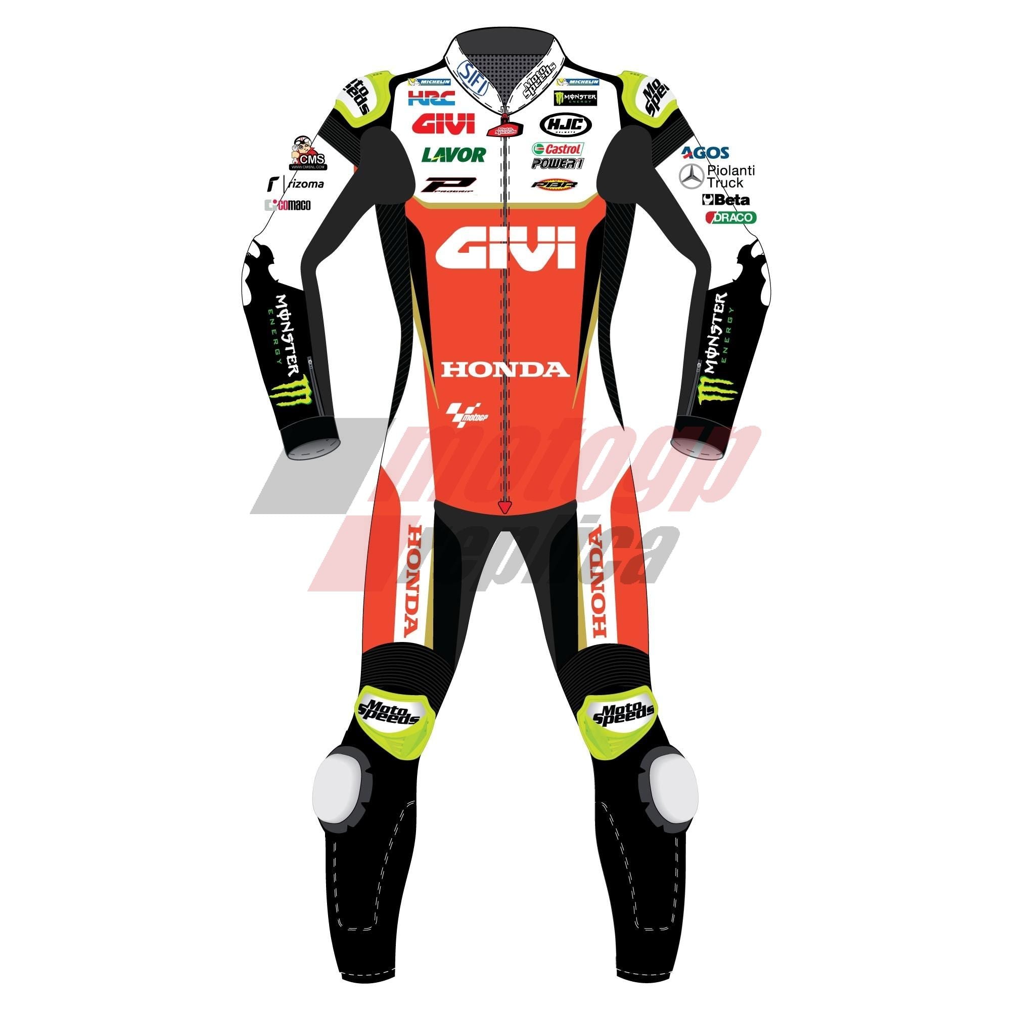 Cal Crutchlow LCR Honda 2019 MotoGP Leather Suit