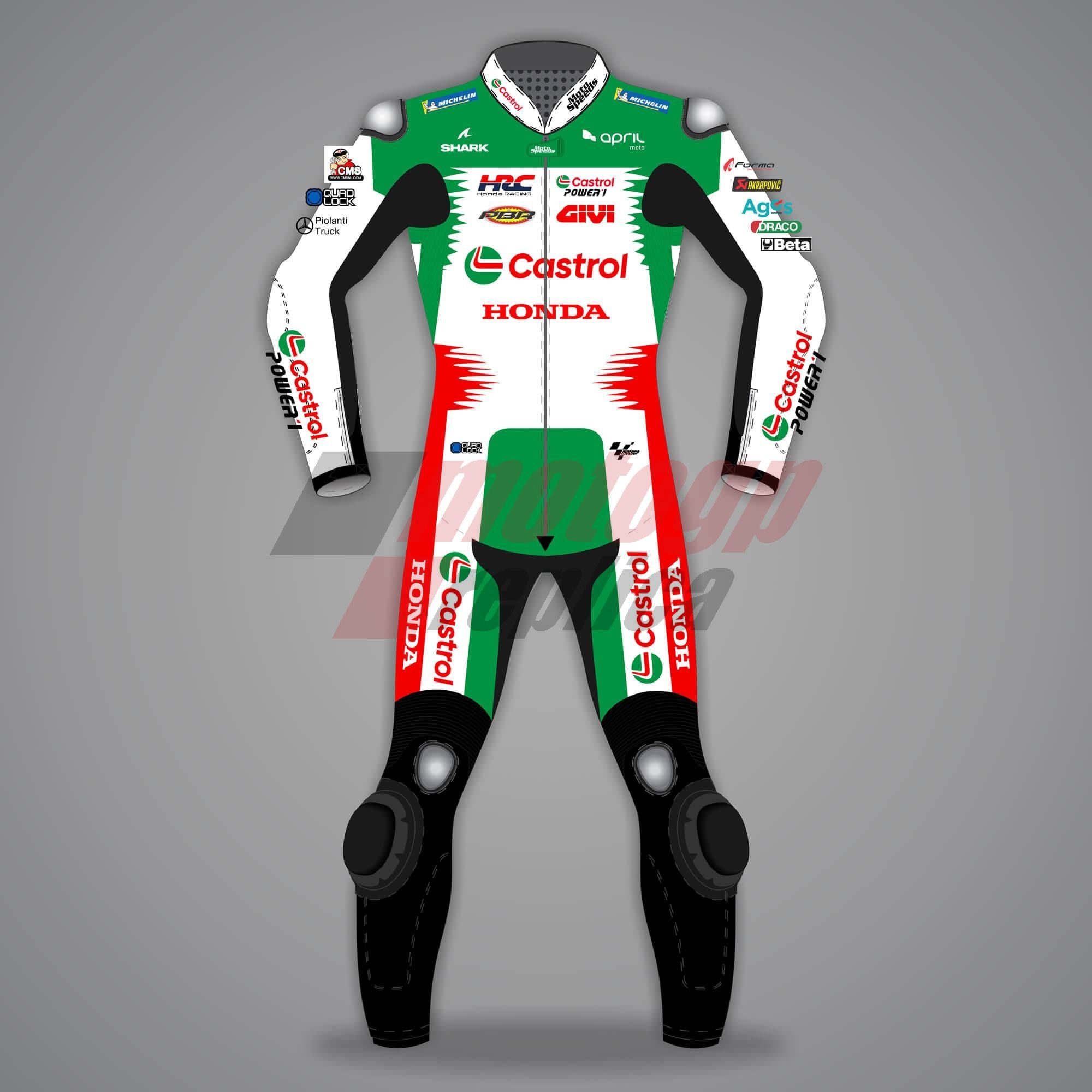 Castrol Honda Leathers Johann Zarco MotoGP 2025