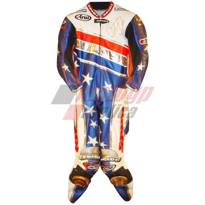 Colin Edwards Aprilia Leather 2003 MotoGP Pre-season