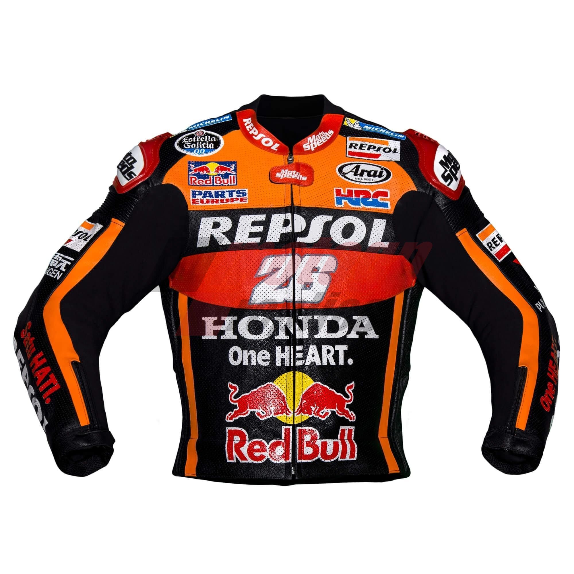 Dani Pedrosa 26 Honda Repsol Black Jacket 2017