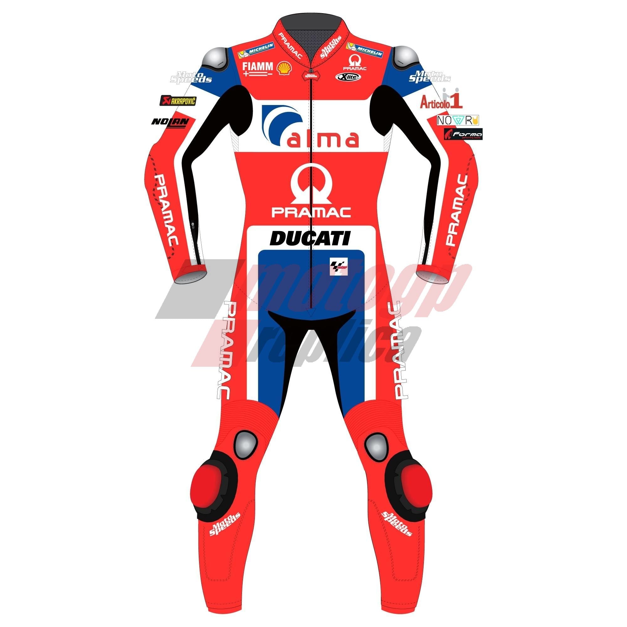 Danilo Petrucci Ducati MotoGP 2018 Leather Suit