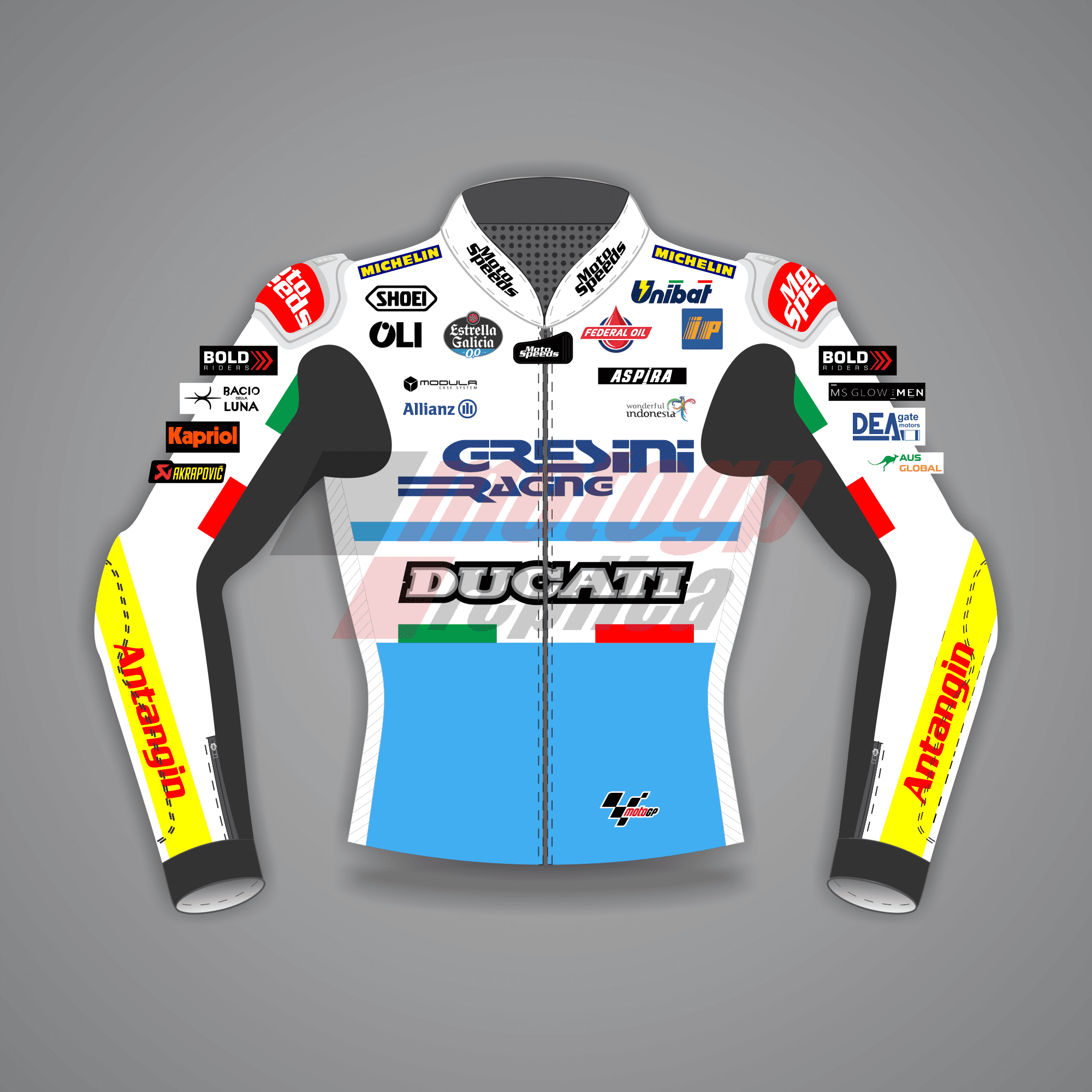 Marc Marquez Ducati Leather Jacket British GP 2024