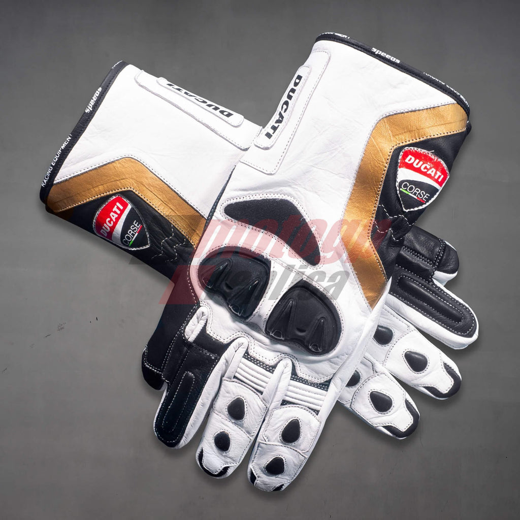 Ducati Motorcycle Gloves Leather