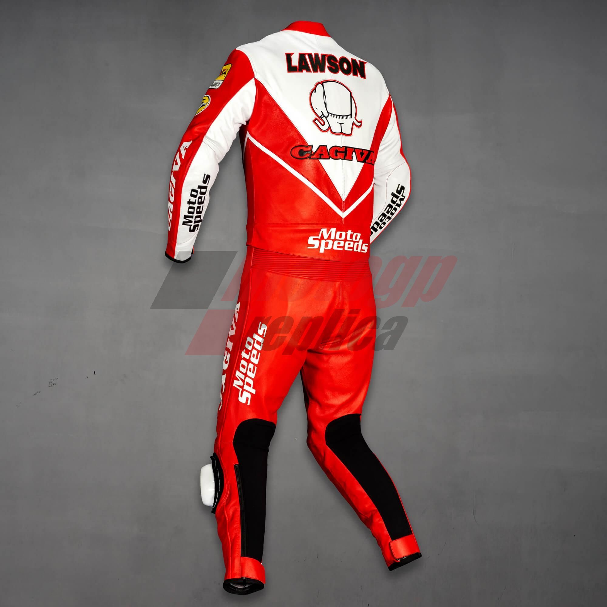 Leather Suit Moto Eddie Lawson Cagiva 1992