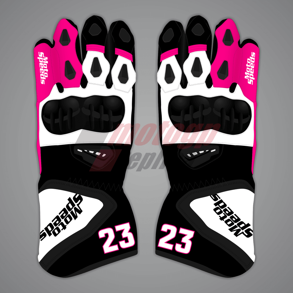 Motorcycle Race Gloves Enea Bastianini Winter Test 2024