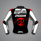 Black White Motorcycle Jacket