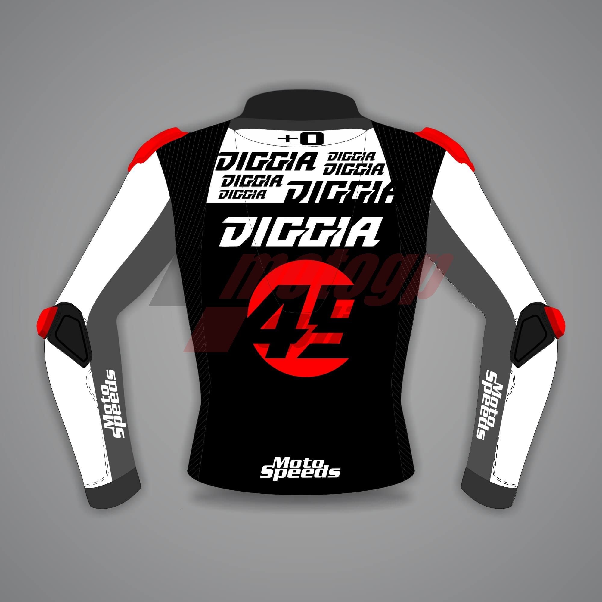 Black White Motorcycle Jacket