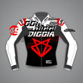Fabio Di Giannantonio Black White Motorcycle Jacket WT 2023