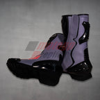 Grey Motorcycle Boots