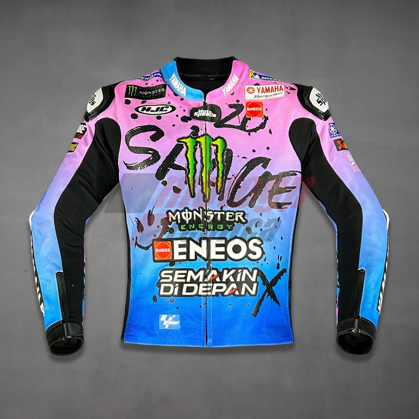 Fabio Quartararo Motorcycle Road Jacket French GP 2024