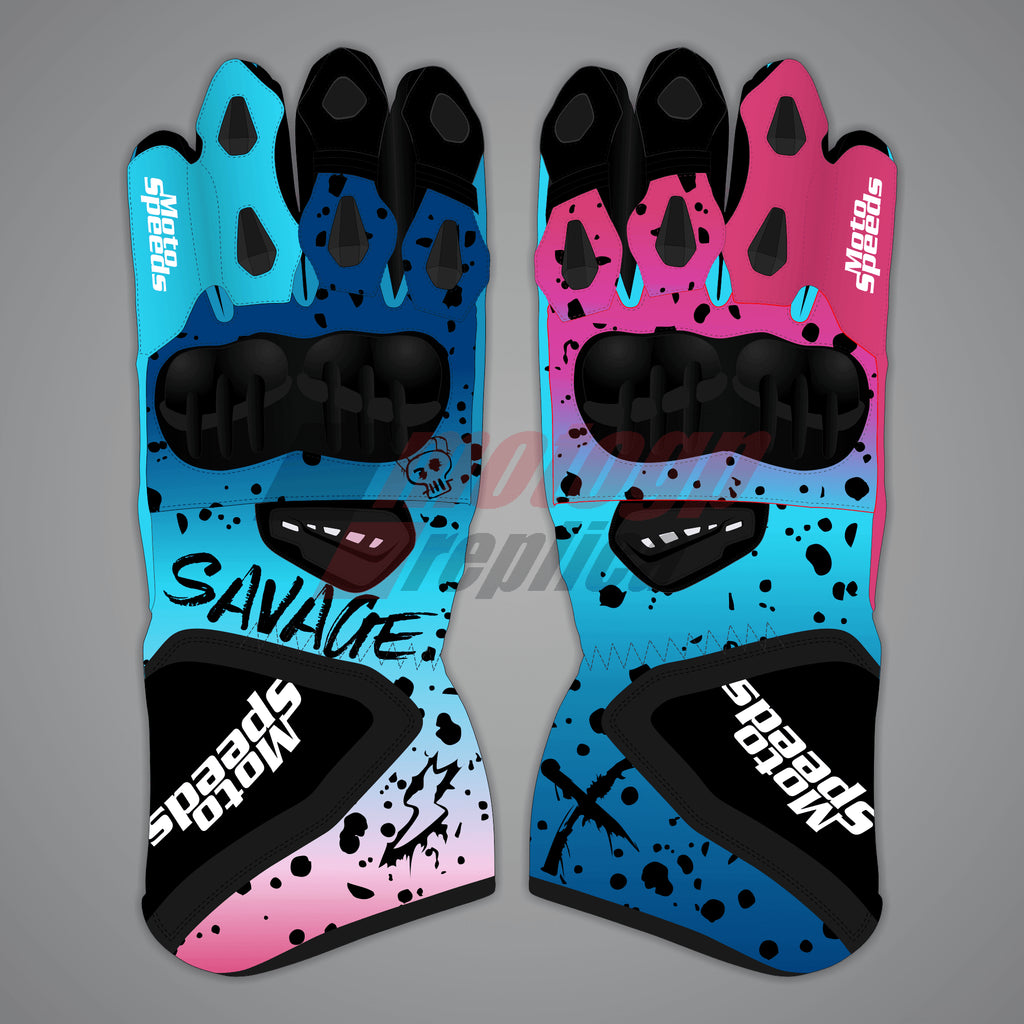 Fabio Quartararo Motorcycle Safety Gloves MotoGP 2024