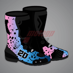 Fabio Quartararo Motorcycle Track Boots French GP 2024