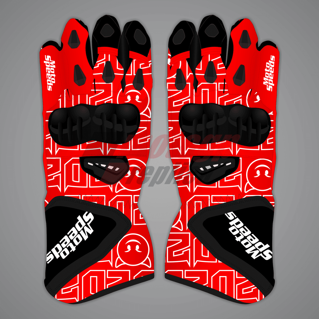 Fabio Quartararo Racer Motorcycle Gloves MotoGP 2024