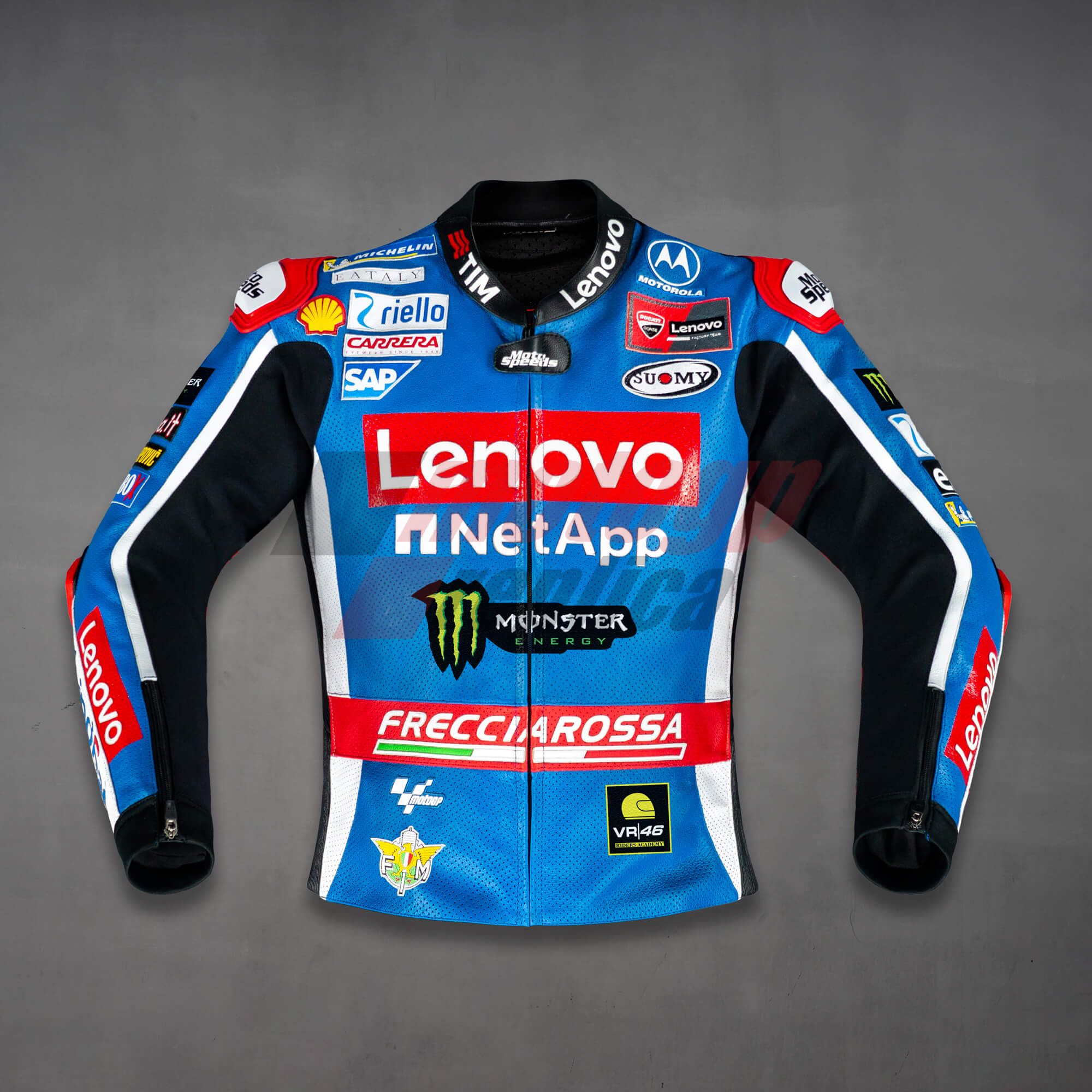 Francesco Bagnaia Ducati Blue Moto Jacket Italain GP 2024