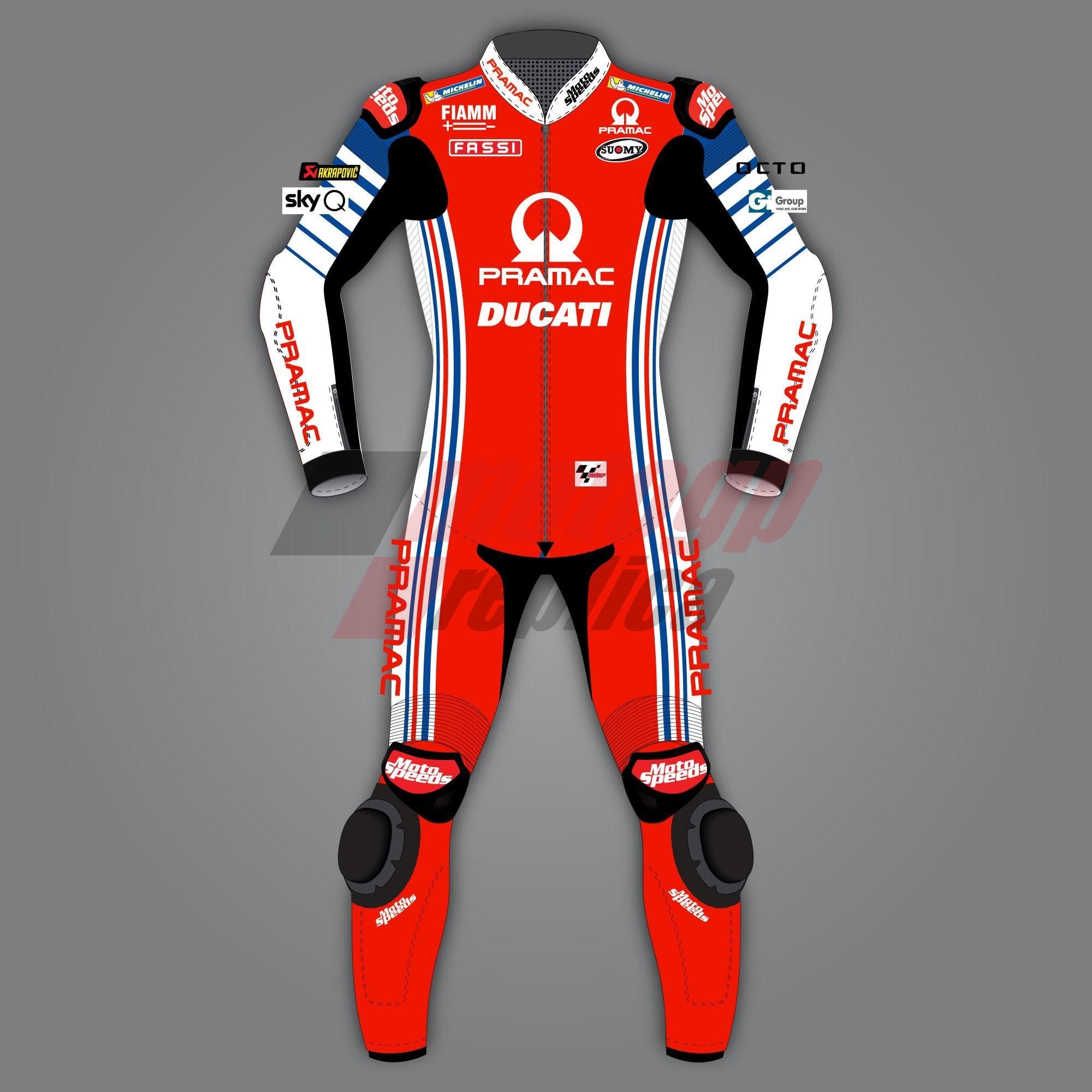 Francesco Bagnaia Ducati Leathers MotoGP 2020