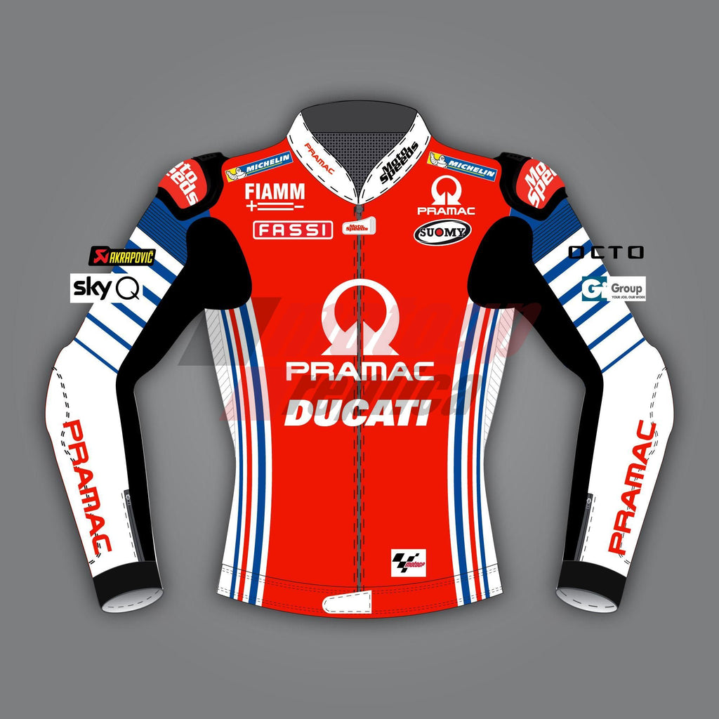 Francesco Bagnaia Leather Jacket Ducati MotoGP 2020
