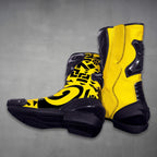 Francesco Bagnaia Yellow Moto Boots Misano GP 2023