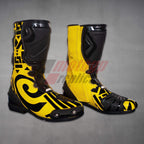 Francesco Bagnaia Yellow Moto Boots Misano GP 2023