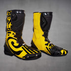 Francesco Bagnaia Yellow Moto Boots Misano GP 2023