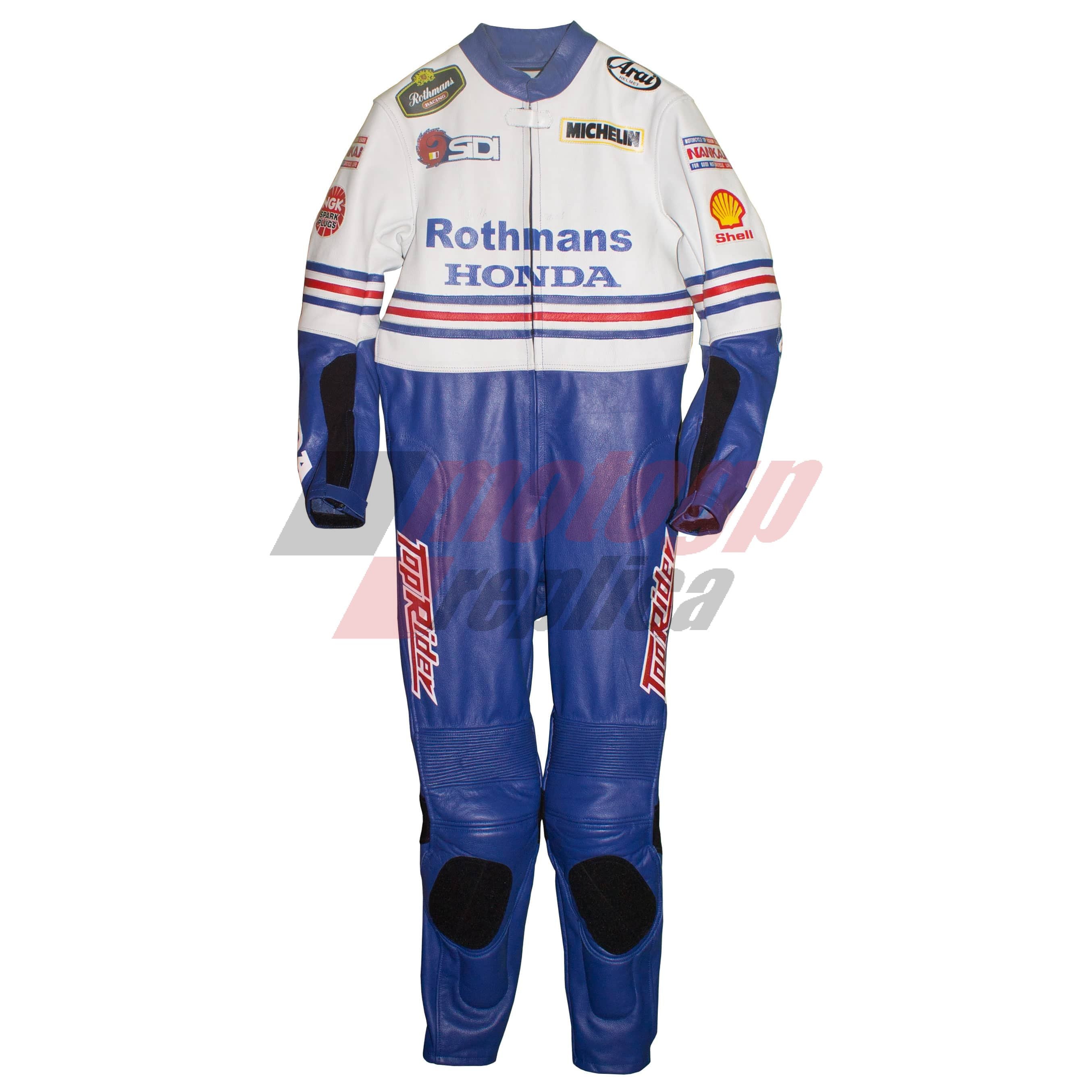 Freddie Spencer Rothmans Honda Leather Suit GP 1986