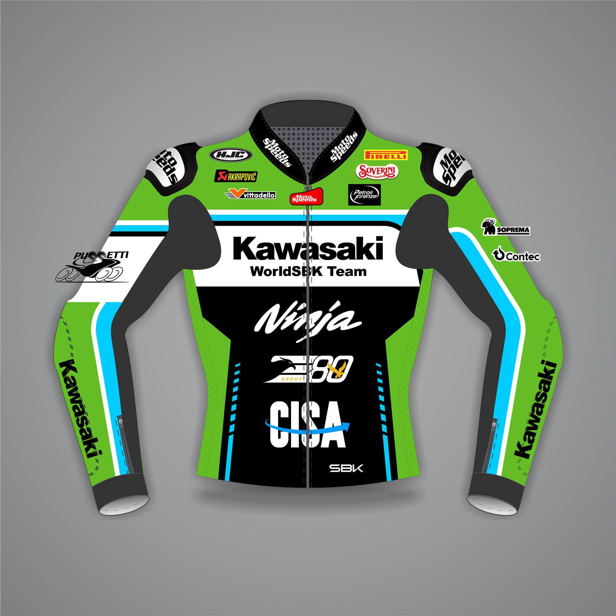 Garrett Gerloff Jacket Kawasaki Ninja WSBK 2026