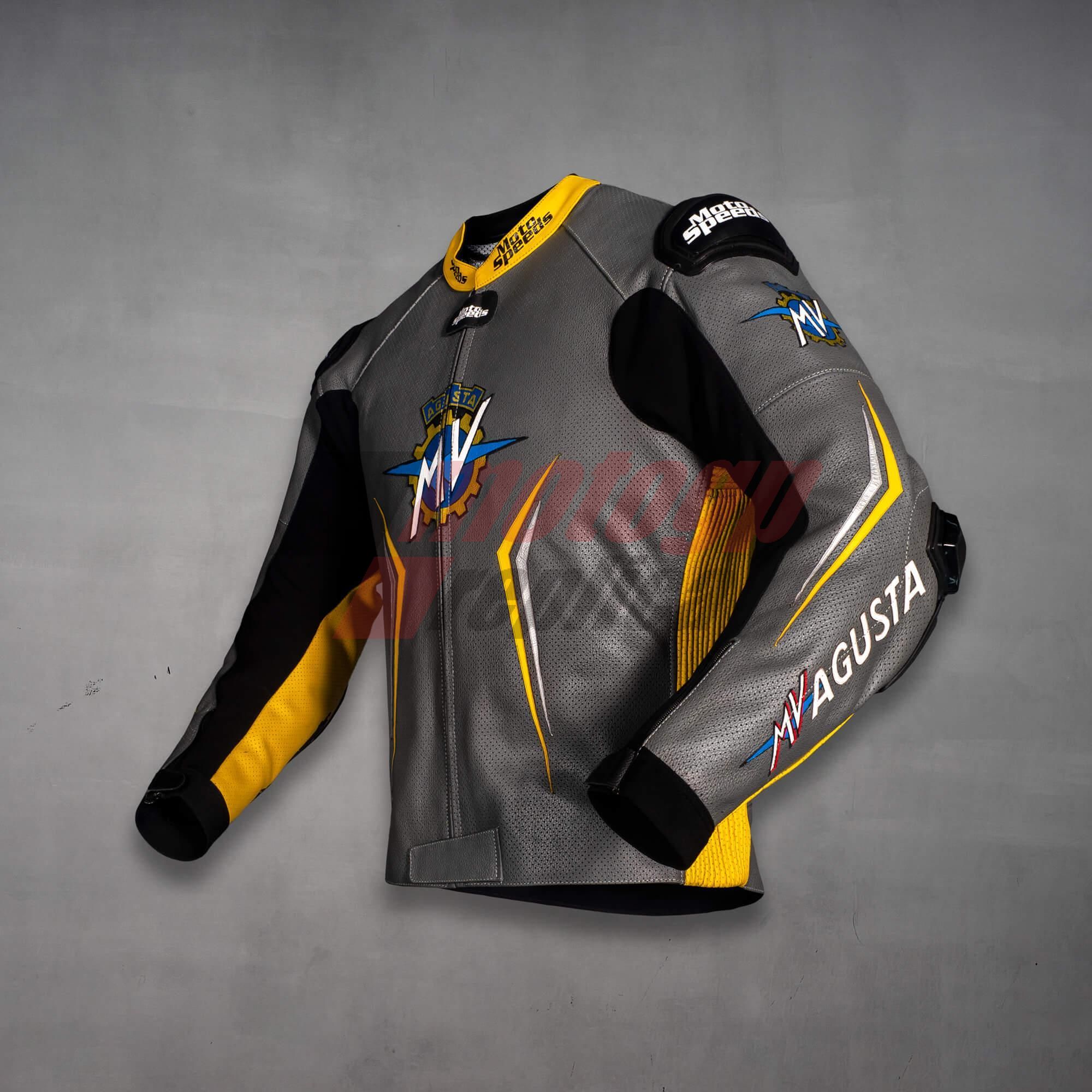 Grey Motorcycle Jacket MV Agusta
