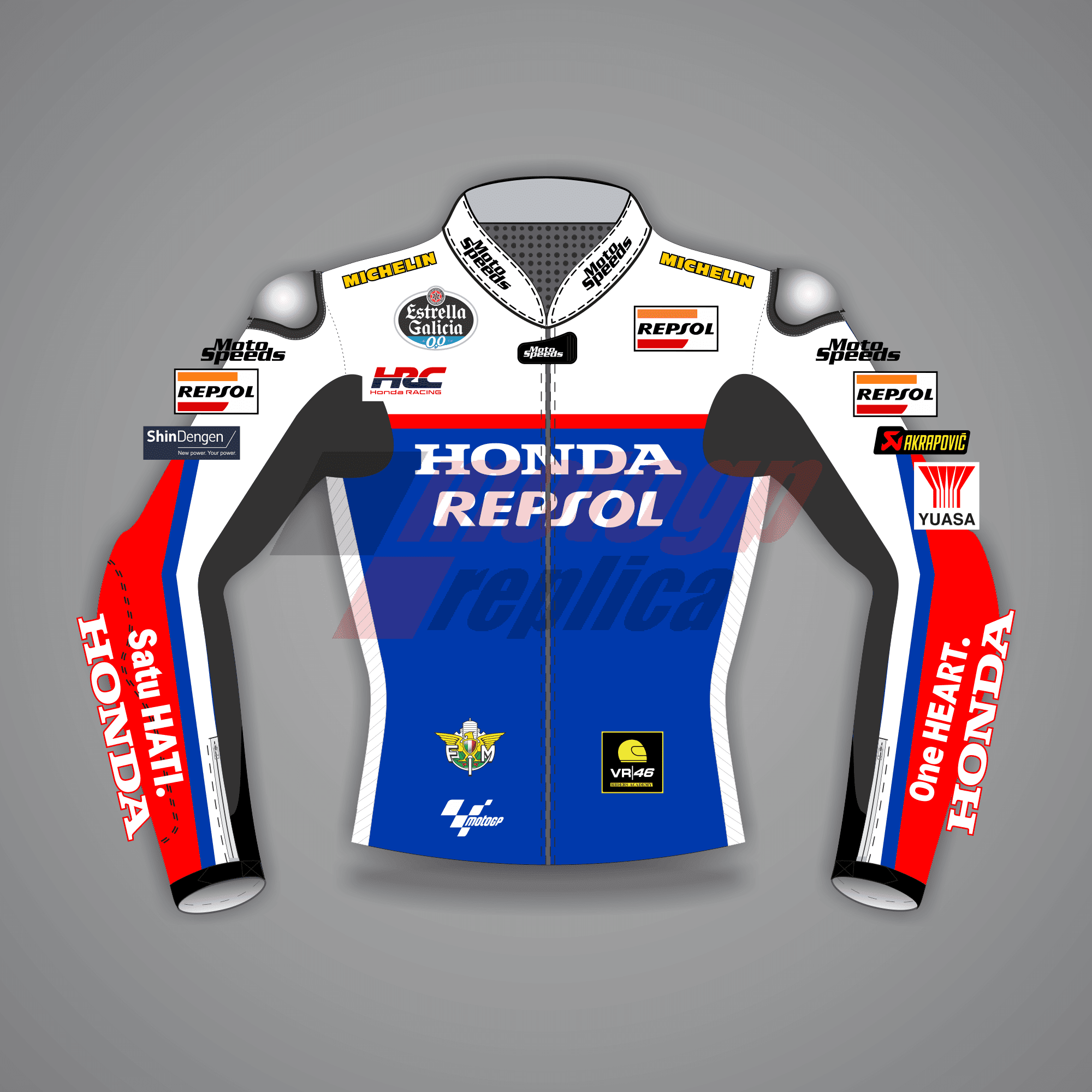 Joan Mir Honda Leather Jacket British GP 2024