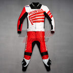 Honda Motorbike Racing Leather Suit